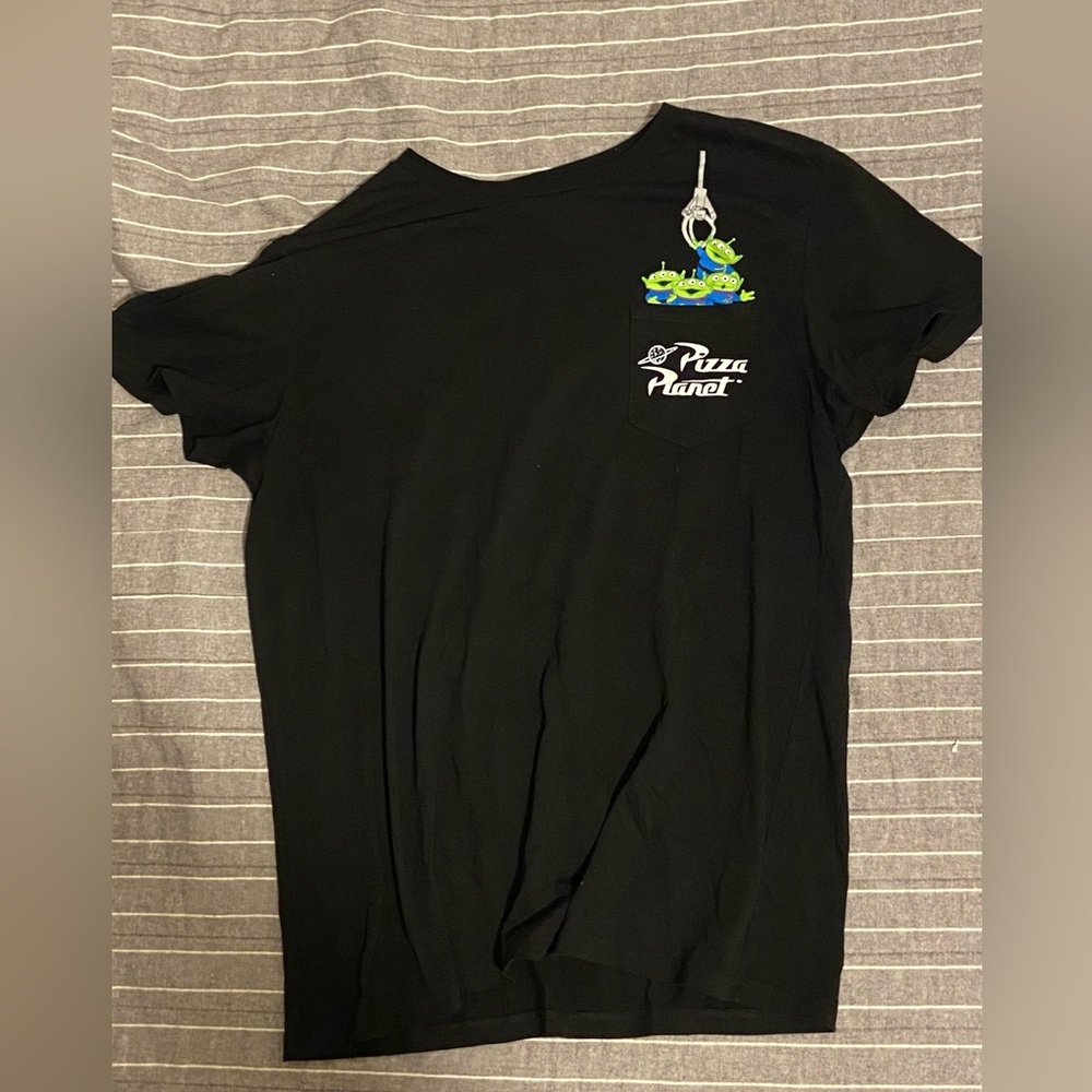 Disney Pizza Planet Black Shirt